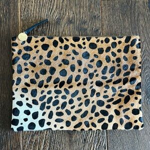 Leopard Print Clutch